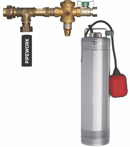 sub mains water diversion pump